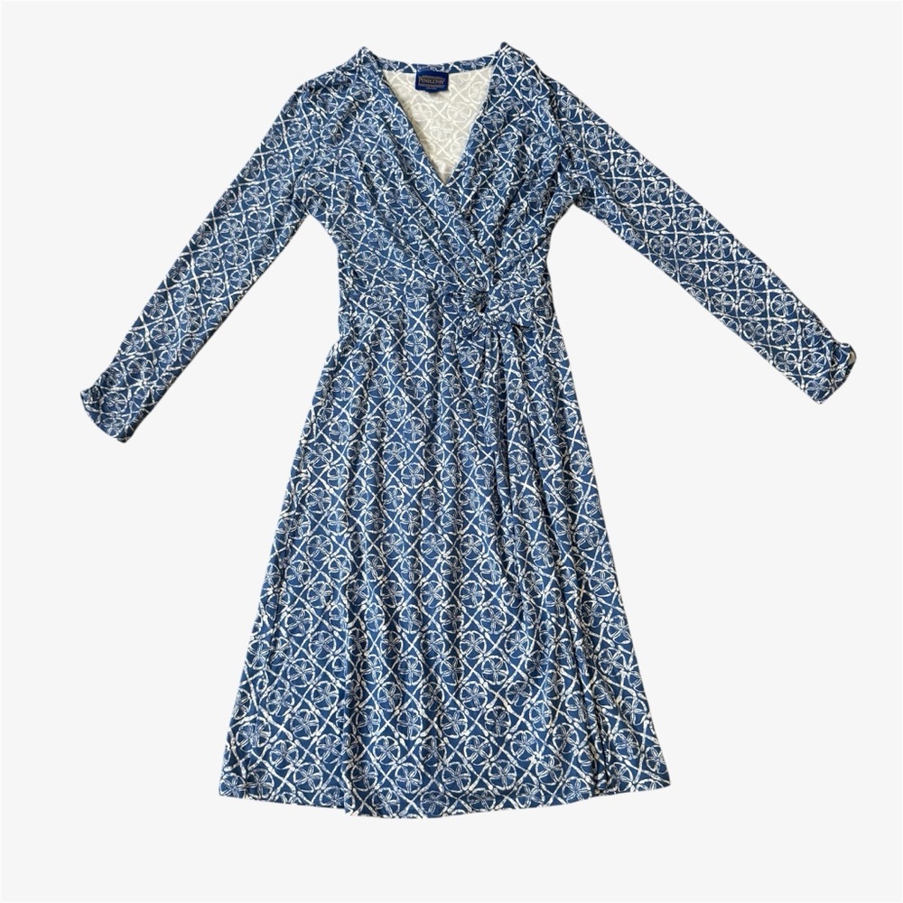 Pendleton Breezeway Dress Faux Wrap Knit in Sand Dollar Size Extra Small